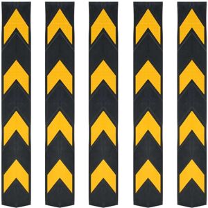 Reflective Corner Guards 5 pcs Rubber 80 cm Vidaxl Reflective Corner Guards 5 pcs Rubber 80 cm Vidaxl