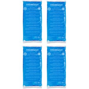 RELAXDAYS 20 x cooling pads, hot/cold compresses, 12 x 29 cm, first aid, reusable gel packs, blue, set RELAXDAYS 20 x cooling pads, hot/cold compresses, 12 x 29 cm, first aid, reusable gel packs, blue, set