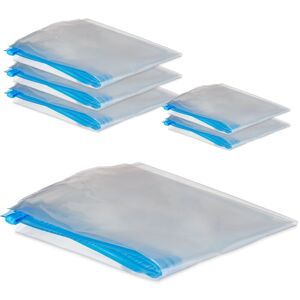 RELAXDAYS 30 x vacuum bags for clothing, compression bags, 2 sizes, travel vacuum bags, transparent, set RELAXDAYS 30 x vacuum bags for clothing, compression bags, 2 sizes, travel vacuum bags, transparent, set