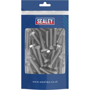 Sealey - S840S Stainless Steel Set Screw M8 x 1.25 Pitch, din 933 - Pack of 50 Sealey - S840S Stainless Steel Set Screw M8 x 1.25 Pitch, din 933 - Pack of 50