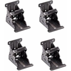 Ikodm - Self-Locking Hinges, Folding Support Bracket Leg Fittings and Corner Brace, for Folding Legs Folding Workbench, (4pcs) Ikodm - Self-Locking Hinges, Folding Support Bracket Leg Fittings and Corner Brace, for Folding Legs Folding Workbench, (4pcs)