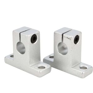SNQ Set of 2 SK10 shaft mounting brackets, aluminum alloy shaft mounting material for vertical shaft linear rails SNQ Set of 2 SK10 shaft mounting brackets, aluminum alloy shaft mounting material for vertical shaft linear rails