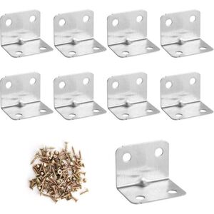 SNQ Set of 30 stainless steel corner brackets - 90° metal angle brackets - L-shaped clamps - 32 x 25 mm angle brackets - Mounting holes with 120 M4 SNQ Set of 30 stainless steel corner brackets - 90° metal angle brackets - L-shaped clamps - 32 x 25 mm angle brackets - Mounting holes with 120 M4