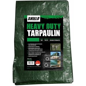 Heavy Duty Tarpaulin Green - 2 x 3m - Timco Heavy Duty Tarpaulin Green - 2 x 3m - Timco