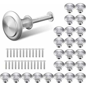 TINOR Silver Drawer Door Handle,Round Door Knobs Knobs,Silver Round Drawer Pulls,30mm Furniture Knob apply to Furniture Handles for Cupboard Cabinet TINOR Silver Drawer Door Handle,Round Door Knobs Knobs,Silver Round Drawer Pulls,30mm Furniture Knob apply to Furniture Handles for Cupboard Cabinet