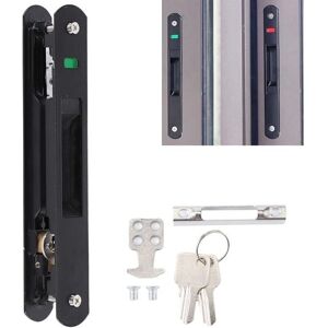 TEHTUY Sliding Door Lock, Door Bolt, Sliding Bay Window Lock, Window Hook, Single/Double-Sided Locking Bolt for Movable Doors TEHTUY Sliding Door Lock, Door Bolt, Sliding Bay Window Lock, Window Hook, Single/Double-Sided Locking Bolt for Movable Doors