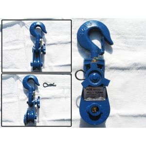 Securefix Direct - Snatch Block Swivel Hook 8T 6' (Lifting Pulley 8 Ton 6 Inch Lightweight 20-22MM Wire) Securefix Direct - Snatch Block Swivel Hook 8T 6' (Lifting Pulley 8 Ton 6 Inch Lightweight 20-22MM Wire)