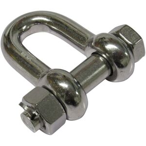 SECUREFIX DIRECT Stainless Steel Lifting D Shackle Safety Pin 4 Ton (Load Rated Dee Chain Connector Trawler) SECUREFIX DIRECT Stainless Steel Lifting D Shackle Safety Pin 4 Ton (Load Rated Dee Chain Connector Trawler)