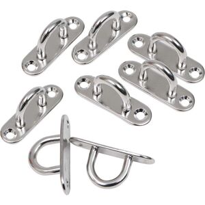 TORMATOR Stainless Steel M8 Bracket (Pack of 8) - Heavy-Duty Rectangular U-Shaped Mounting Hook for Wall or Ceiling (80 x 26 mm) - 200 kg Capacity - Mounting TORMATOR Stainless Steel M8 Bracket (Pack of 8) - Heavy-Duty Rectangular U-Shaped Mounting Hook for Wall or Ceiling (80 x 26 mm) - 200 kg Capacity - Mounting
