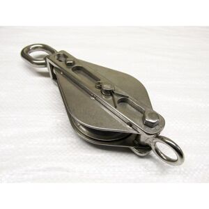 Securefix Direct - Stainless Steel Single Pulley Block Swivel Eye 25MM - 125MM (Wire Rope Sheave Becket Marine) Securefix Direct - Stainless Steel Single Pulley Block Swivel Eye 25MM - 125MM (Wire Rope Sheave Becket Marine)