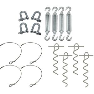 SECUREFIX DIRECT Static Caravan Tie Down Kit with Screw Picket Anchors (Restraining Tether Mobile Home Siting) SECUREFIX DIRECT Static Caravan Tie Down Kit with Screw Picket Anchors (Restraining Tether Mobile Home Siting)