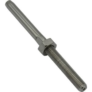 Securefix Direct - Swage Tensioner Fitting Terminal Stainless Steel with M20 lh Thread (10MM Wire Rigging Stud Screw) Securefix Direct - Swage Tensioner Fitting Terminal Stainless Steel with M20 lh Thread (10MM Wire Rigging Stud Screw)
