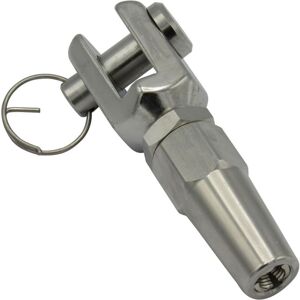 Securefix Direct - Swageless Fork Terminal Wire Rope Fitting Stainless 6MM (Cable Rigging Jaw) Securefix Direct - Swageless Fork Terminal Wire Rope Fitting Stainless 6MM (Cable Rigging Jaw)