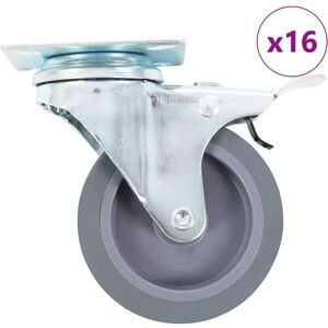 16 pcs Swivel Casters 75 mm Vidaxl 16 pcs Swivel Casters 75 mm Vidaxl