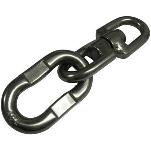 SECUREFIX DIRECT Swivel with Chain Link Combination Eye Eye (20MM Stainless Steel Anti Tangle Marine) SECUREFIX DIRECT Swivel with Chain Link Combination Eye Eye (20MM Stainless Steel Anti Tangle Marine)