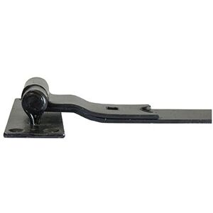 Taurus Timco Cranked Band & Hook On Plates Hinges Black - 450mm Taurus Timco Cranked Band & Hook On Plates Hinges Black - 450mm