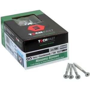Forgefix - TechFast Masonry Screw torx Compatible csk 6.3 x 82mm (Box 100) fortfmc Forgefix - TechFast Masonry Screw torx Compatible csk 6.3 x 82mm (Box 100) fortfmc