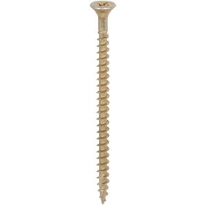 Timco Yellow C2 Strong-Fix Double Countersunk PZ2 Screws - 5 x 80mm - Screws Timco Yellow C2 Strong-Fix Double Countersunk PZ2 Screws - 5 x 80mm - Screws