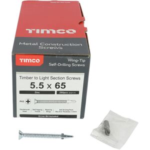 TIMco - LW65B - Wing Tip No.3 5.5x65mm Screw TIMco - LW65B - Wing Tip No.3 5.5x65mm Screw