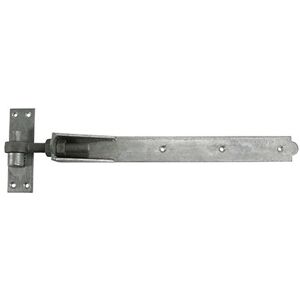 Timco - Adjustable Band & Hook on Plates Hinges Hot Dipped Galvanised - 450mm Timco - Adjustable Band & Hook on Plates Hinges Hot Dipped Galvanised - 450mm