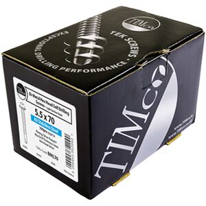 TIMco - BML100 Bi Met Hex No.3 - 5.5x100mm TIMco - BML100 Bi Met Hex No.3 - 5.5x100mm