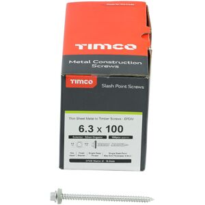 6.3 x 100mm Hex Head Slash Timber Screws Qty 100 - Timco 6.3 x 100mm Hex Head Slash Timber Screws Qty 100 - Timco