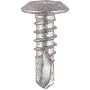 Timco - Self-Drilling Metal Framing Low Profile Pan Head Exterior Silver Screws - 4.8 x 16 Timco - Self-Drilling Metal Framing Low Profile Pan Head Exterior Silver Screws - 4.8 x 16