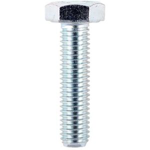 Timco - M6 x 50mm Hexagon Head High Tensile Zinc Set Screw Grade 8.8 Timco - M6 x 50mm Hexagon Head High Tensile Zinc Set Screw Grade 8.8