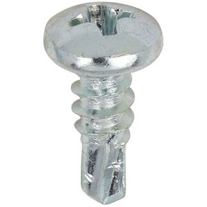 Timco - Self-Drilling Metal Framing Pan Head Silver Screws - 7 x 7/16 Timco - Self-Drilling Metal Framing Pan Head Silver Screws - 7 x 7/16