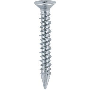 Window Fabrication Screws Countersunk ph High-Low Thread Slash Point Zinc - 4.3 x 40 - Timco Window Fabrication Screws Countersunk ph High-Low Thread Slash Point Zinc - 4.3 x 40 - Timco
