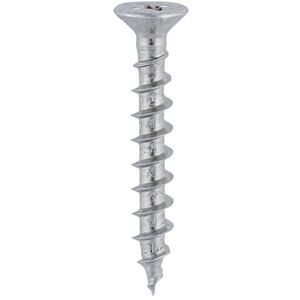 Timco - Window Fabrication Screws Countersunk with Ribs ph Single Thread Gimlet Tip Stainless Steel - 4.3 x 20 Timco - Window Fabrication Screws Countersunk with Ribs ph Single Thread Gimlet Tip Stainless Steel - 4.3 x 20