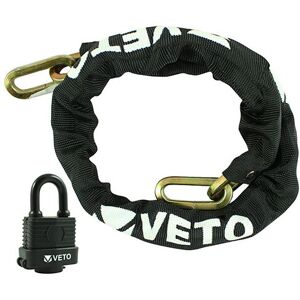 Timco - Hex Steel Security Chain & Weatherproof Padlock - 8mm x 1m Timco - Hex Steel Security Chain & Weatherproof Padlock - 8mm x 1m