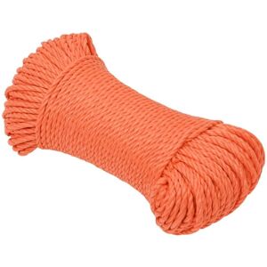 vidaXL Orange Twisted Rope 8 mm 50 m - Work Rope vidaXL Orange Twisted Rope 8 mm 50 m - Work Rope
