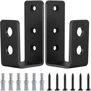TORMATOR U-Shaped Steel Door Lock Brackets, Compatible with 2x4 Boards, for Reinforcing Barn, Garage and Workshop Doors TORMATOR U-Shaped Steel Door Lock Brackets, Compatible with 2x4 Boards, for Reinforcing Barn, Garage and Workshop Doors