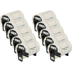 Vhbw - 10x Label Roll with Holder 102mm x 152mm (200 Label) compatible with Brother pt QL1060N Label Maker - Standard White Vhbw - 10x Label Roll with Holder 102mm x 152mm (200 Label) compatible with Brother pt QL1060N Label Maker - Standard White