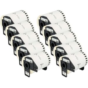 Vhbw - 10x Label Roll with Holder 102mm x 30.48m (1 Label) Replacement for Brother DK-22243 for Label Maker Vhbw - 10x Label Roll with Holder 102mm x 30.48m (1 Label) Replacement for Brother DK-22243 for Label Maker
