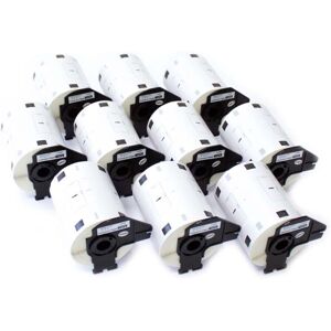 Vhbw - 10x Label Roll with Holder 102mm x 51mm (600 Label) compatible with Brother pt QL-710W, QL-720, QL720NW Label Maker Vhbw - 10x Label Roll with Holder 102mm x 51mm (600 Label) compatible with Brother pt QL-710W, QL-720, QL720NW Label Maker