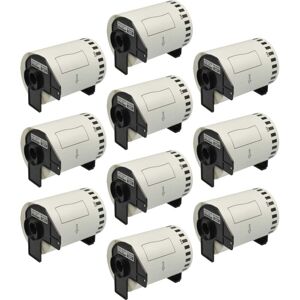 Vhbw - 10x Label Roll with Holder 103mm x 30.48m compatible with Brother P-Touch ql 1110, ql 1100 Serie Label Maker - Self-Adhesive Vhbw - 10x Label Roll with Holder 103mm x 30.48m compatible with Brother P-Touch ql 1110, ql 1100 Serie Label Maker - Self-Adhesive