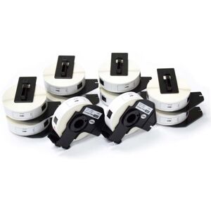 Vhbw - 10x Label Roll with Holder 17mm x 87mm (300 Label) compatible with Brother pt QL-580N, QL-650, QL650TD Label Maker Vhbw - 10x Label Roll with Holder 17mm x 87mm (300 Label) compatible with Brother pt QL-580N, QL-650, QL650TD Label Maker