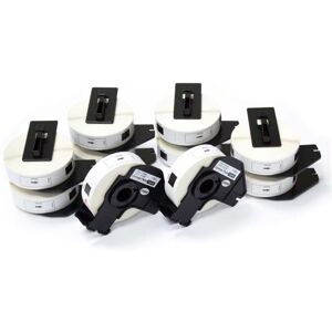 Vhbw - 10x Label Roll with Holder 17mm x 87mm (300 Label) compatible with Brother pt QL-710W, QL-720, QL-700, QL-710 Label Maker Vhbw - 10x Label Roll with Holder 17mm x 87mm (300 Label) compatible with Brother pt QL-710W, QL-720, QL-700, QL-710 Label Maker
