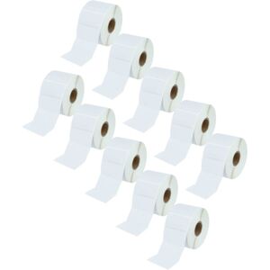 Vhbw - 10x Thermal Transfer Label Roll 25.4mm x 50.8mm (1300 Label) compatible with Zebra TLP2844-Z, TLP3642 Label Maker Vhbw - 10x Thermal Transfer Label Roll 25.4mm x 50.8mm (1300 Label) compatible with Zebra TLP2844-Z, TLP3642 Label Maker