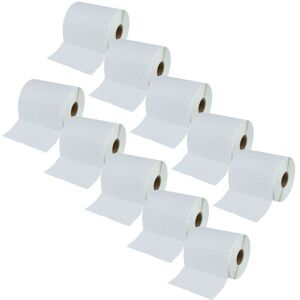 Vhbw - 10x Thermal Transfer Label Roll 50.8mm x 101.6mm (750 Label) compatible with Sato CX400 Label Maker White Vhbw - 10x Thermal Transfer Label Roll 50.8mm x 101.6mm (750 Label) compatible with Sato CX400 Label Maker White