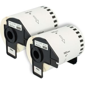 Vhbw - 2x Label Roll with Holder 102mm x 30.48m (1 Label) compatible with Brother pt QL-710W, QL-720, QL720NW Label Maker Vhbw - 2x Label Roll with Holder 102mm x 30.48m (1 Label) compatible with Brother pt QL-710W, QL-720, QL720NW Label Maker