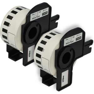 Vhbw - 2x Label Roll with Holder 29mm x 15.24m (1 Label) compatible with Brother pt QL-580N, QL-570, QL650TD Label Maker White Vhbw - 2x Label Roll with Holder 29mm x 15.24m (1 Label) compatible with Brother pt QL-580N, QL-570, QL650TD Label Maker White