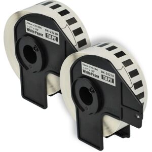 Vhbw - 2x Label Roll with Holder 29mm x 30.48m (1 Label) compatible with Brother pt QL-720, QL720NW Label Maker Vhbw - 2x Label Roll with Holder 29mm x 30.48m (1 Label) compatible with Brother pt QL-720, QL720NW Label Maker