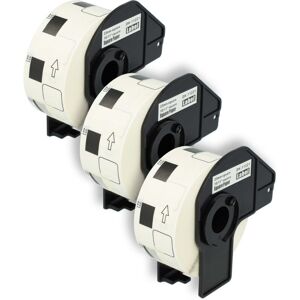Vhbw - 3x Label Roll with Holder 23mm x 23mm (1000 Label) compatible with Brother pt QL650TD Label Maker - Premium White Vhbw - 3x Label Roll with Holder 23mm x 23mm (1000 Label) compatible with Brother pt QL650TD Label Maker - Premium White
