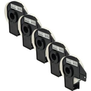 Vhbw - 5x Label Roll with Holder 17mm x 54mm (400 Label) compatible with Brother pt QL-710W, QL-720, QL720NW Label Maker Vhbw - 5x Label Roll with Holder 17mm x 54mm (400 Label) compatible with Brother pt QL-710W, QL-720, QL720NW Label Maker