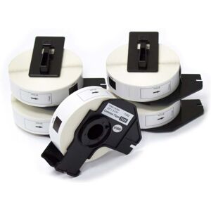 Vhbw - 5x Label Roll with Holder 17mm x 87mm (300 Label) compatible with Brother pt QL-710W, QL-720, QL720NW Label Maker Vhbw - 5x Label Roll with Holder 17mm x 87mm (300 Label) compatible with Brother pt QL-710W, QL-720, QL720NW Label Maker