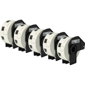 vhbw 5x Label Roll with Holder 24mm (1000 Label) compatible with Brother PT QL500BW, QL-500, QL-500A, QL500BS Label Maker - Premium vhbw 5x Label Roll with Holder 24mm (1000 Label) compatible with Brother PT QL500BW, QL-500, QL-500A, QL500BS Label Maker - Premium