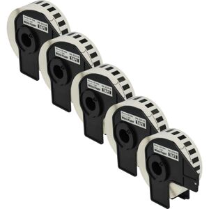 Vhbw - 5x Label Roll with Holder 29mm x 30.48m (1 Label) Replacement for Brother DK-22210 for Label Maker Vhbw - 5x Label Roll with Holder 29mm x 30.48m (1 Label) Replacement for Brother DK-22210 for Label Maker